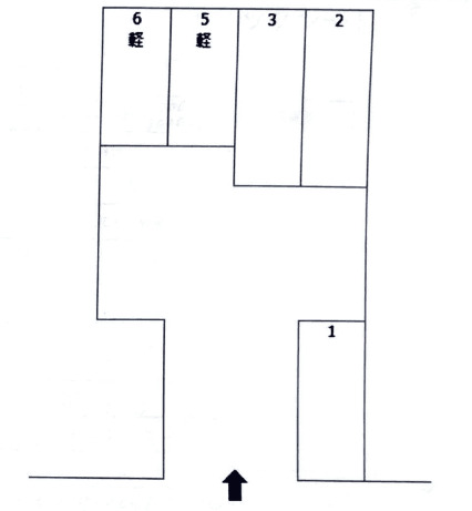 山本パーキングの駐車配置図