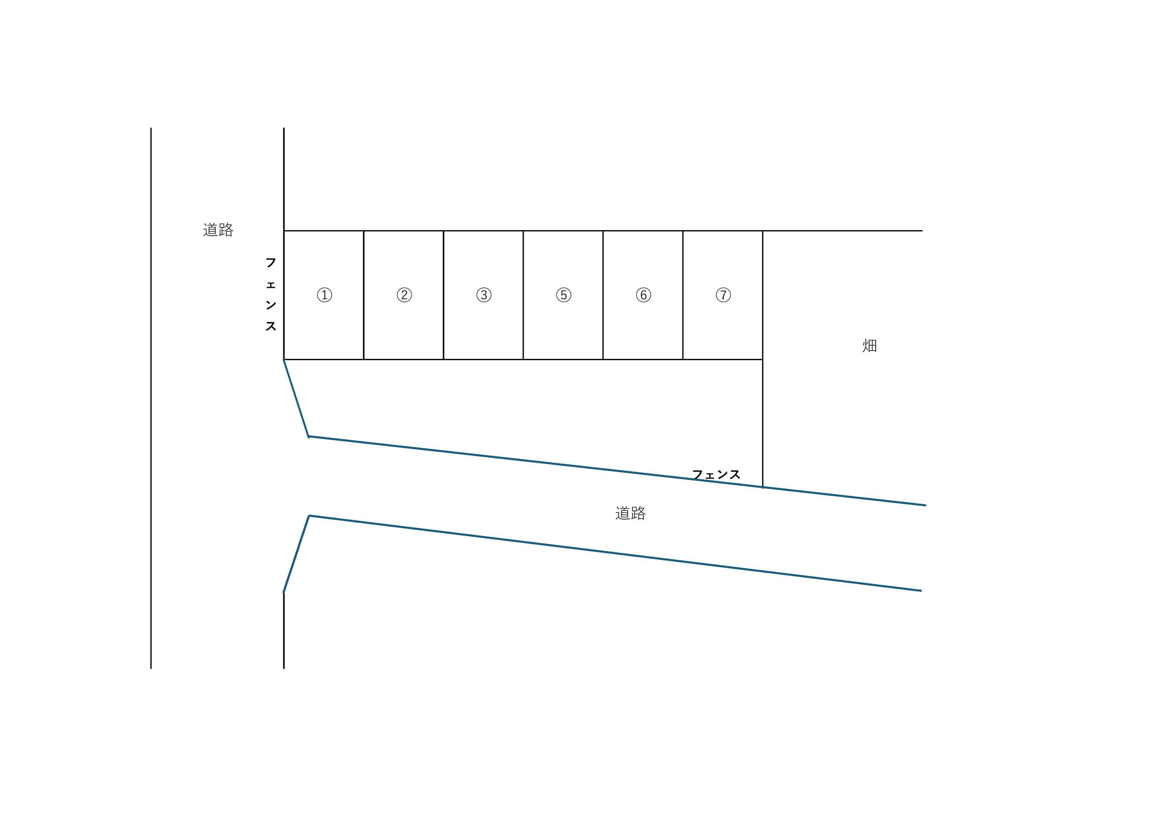 多木パーキングの駐車配置図