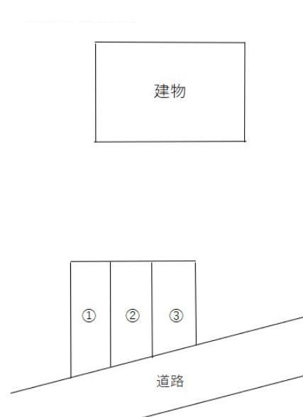 天野1丁目駐車場の駐車配置図