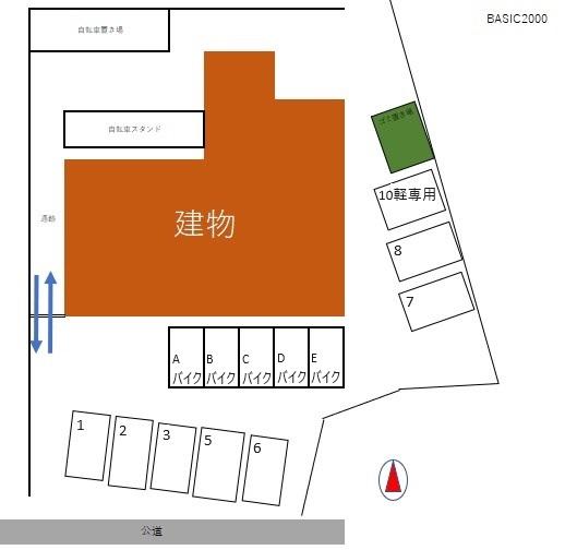 BASIC2000の駐車配置図