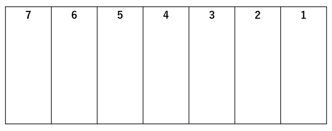 鍛治町2丁目駐車場の駐車配置図