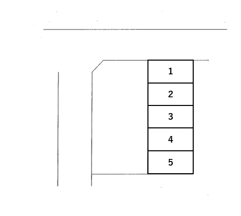 流山108151駐車場の駐車配置図