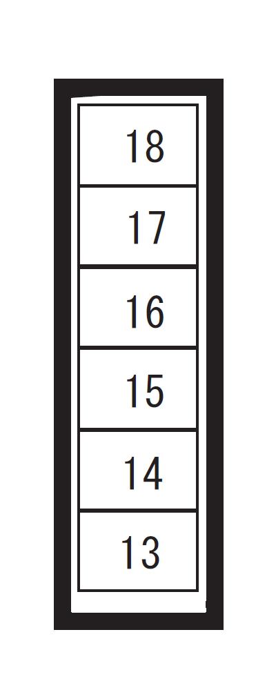 TOSHI HOUSE月極パーキングの駐車配置図