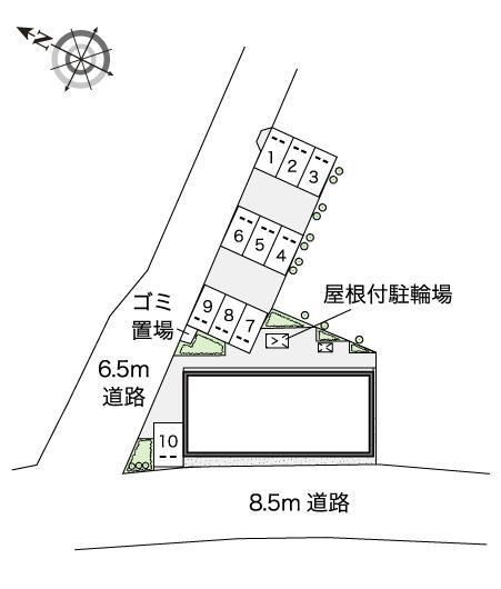 フォレストⅠ(44932)の駐車配置図