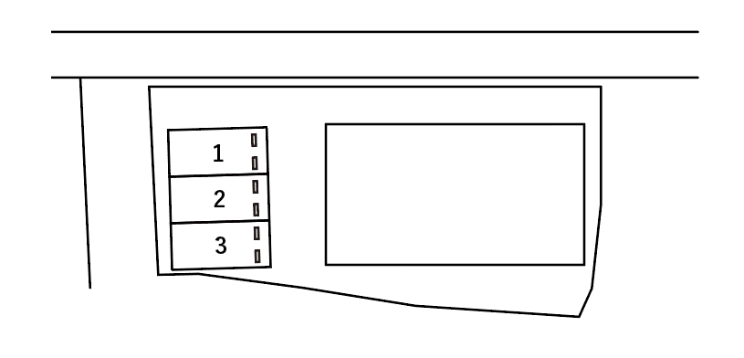 アムール 野村Ⅰ 駐車場の駐車配置図