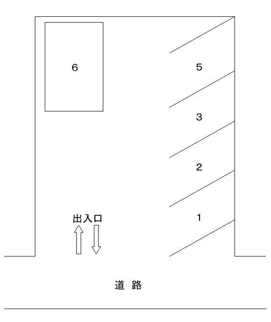 すわパーキングの駐車配置図