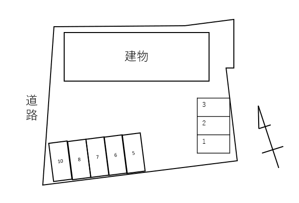 レジーナの駐車配置図
