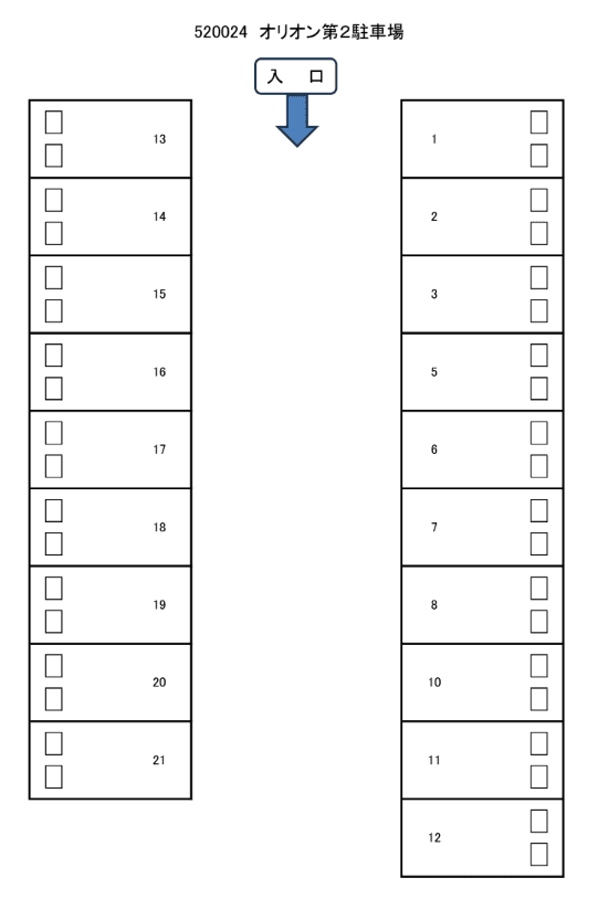 520024の駐車配置図