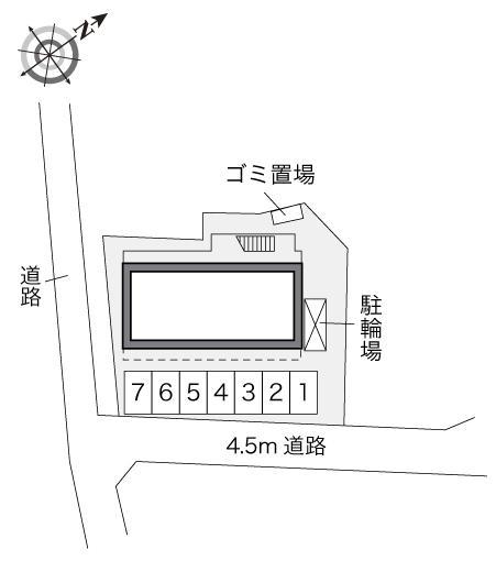 グランシャリオ(23739)の駐車配置図