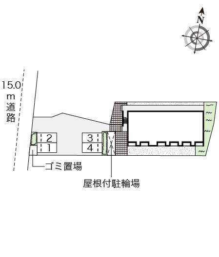 クレイノミューズⅡ(55936)の駐車配置図
