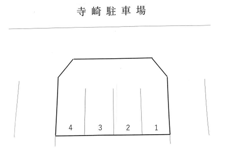 寺崎駐車場の駐車配置図