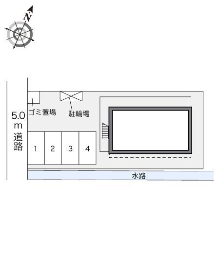 アトリオ矢作(24477)の駐車配置図