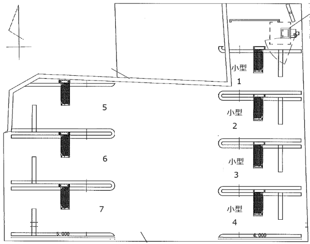 ザ・パーク岐阜清住町の駐車配置図