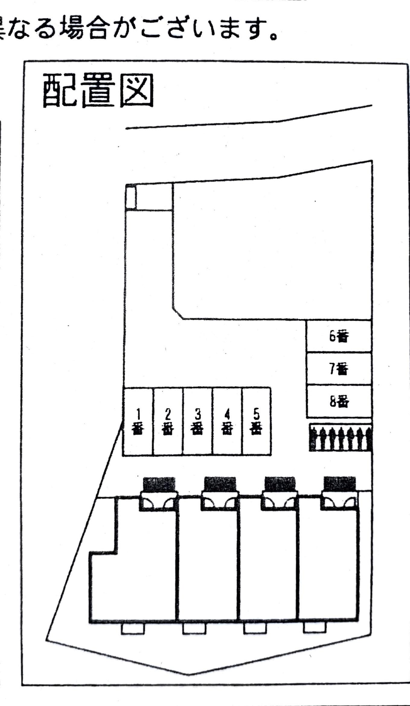 yumekaの駐車配置図