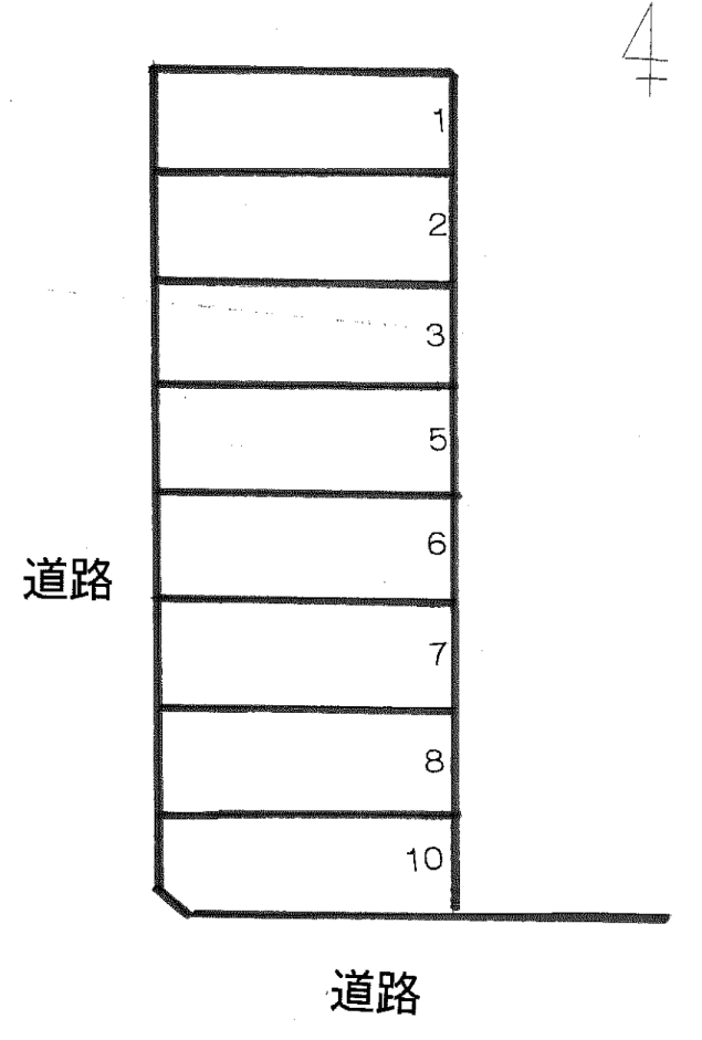 P22の駐車配置図