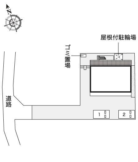 オルトシエ(45333)の駐車配置図