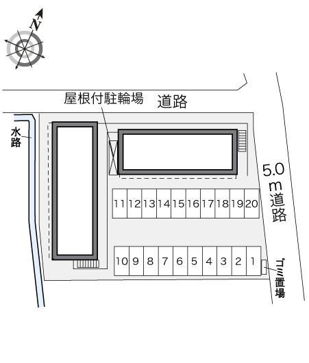 若桜(31192)の駐車配置図