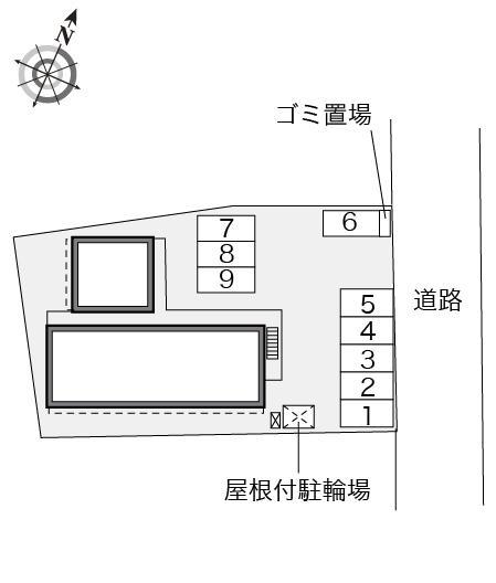 オーロラ41(33858)の駐車配置図