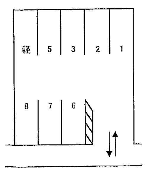 パーキング 鈴木の駐車配置図