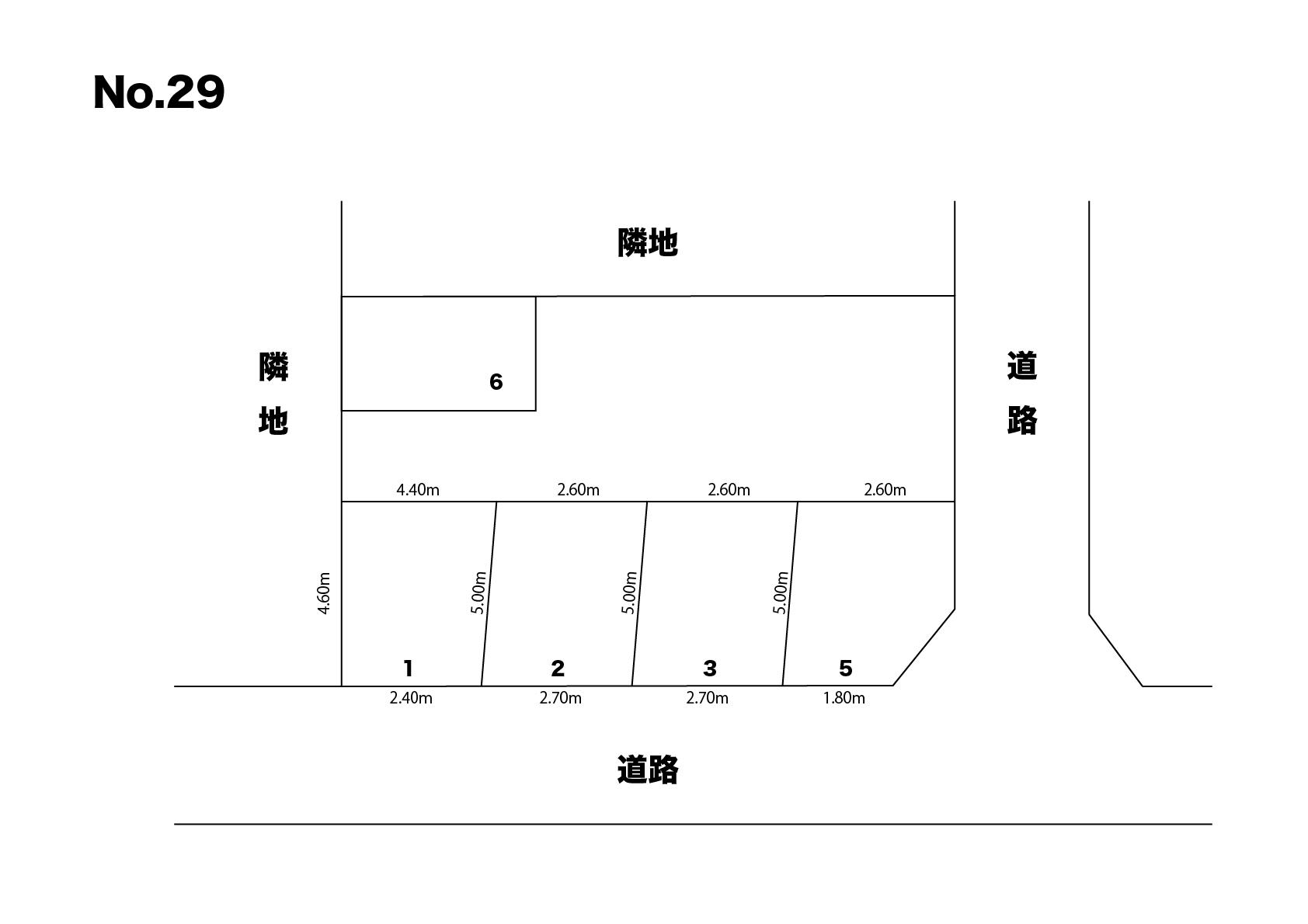 千葉駐車場(No.29)の駐車配置図