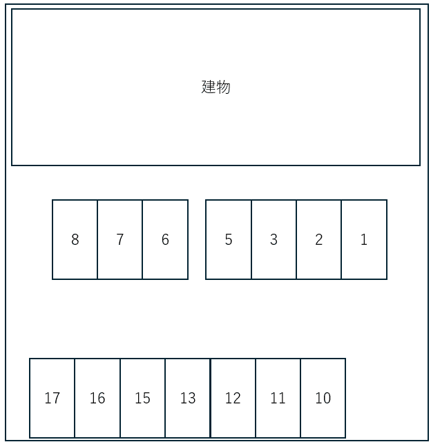 Prado I'sの駐車配置図
