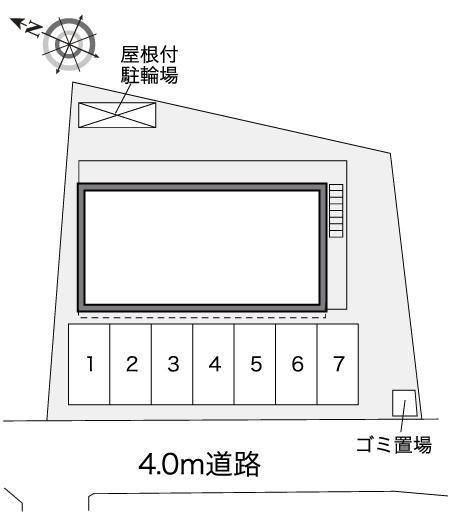 フレンド(40615)の駐車配置図