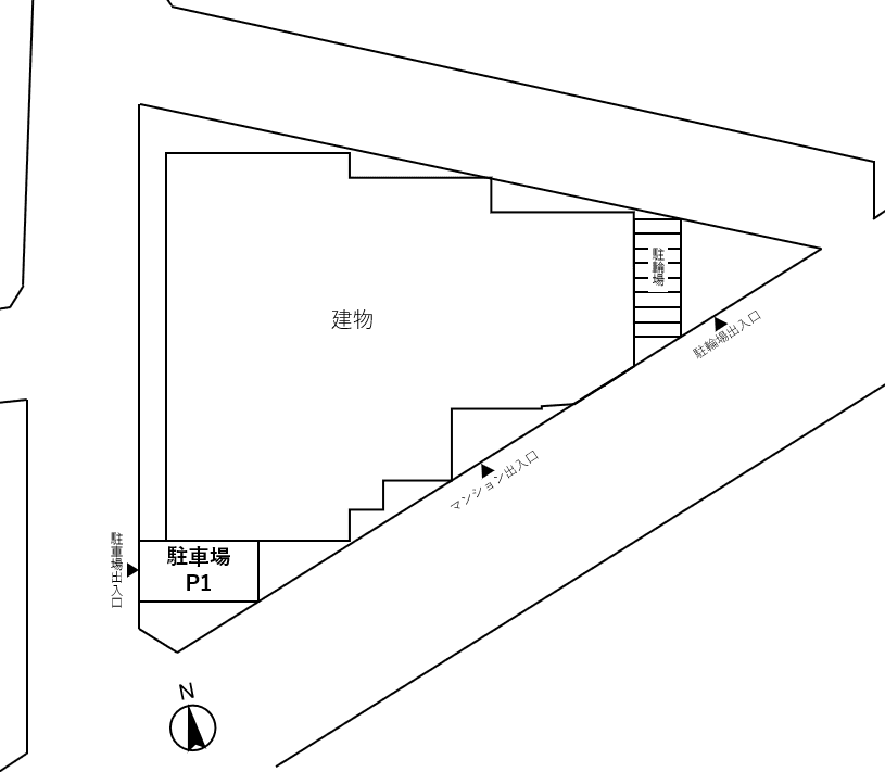 ブライズ祖師ヶ谷大蔵の駐車配置図