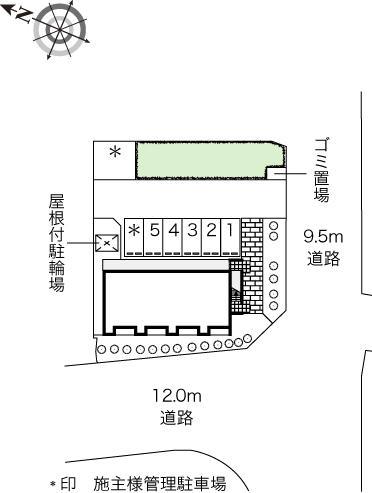 HIDAMARI(44518)の駐車配置図