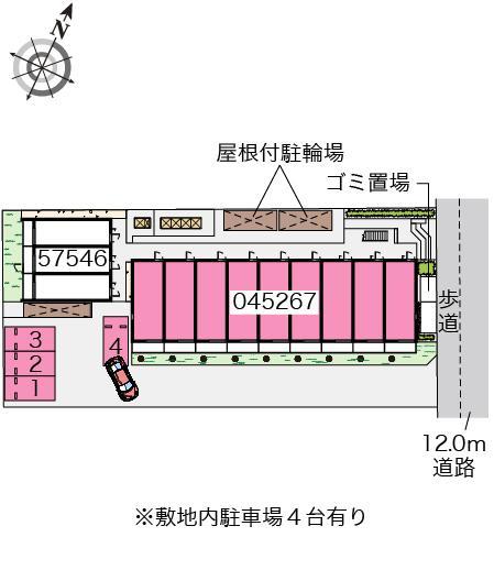 マーレ蕨(45267)の駐車配置図