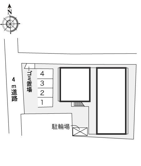 アシャ(18169)の駐車配置図