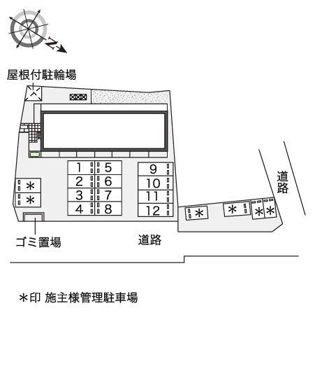 古蔵(42331)の駐車配置図