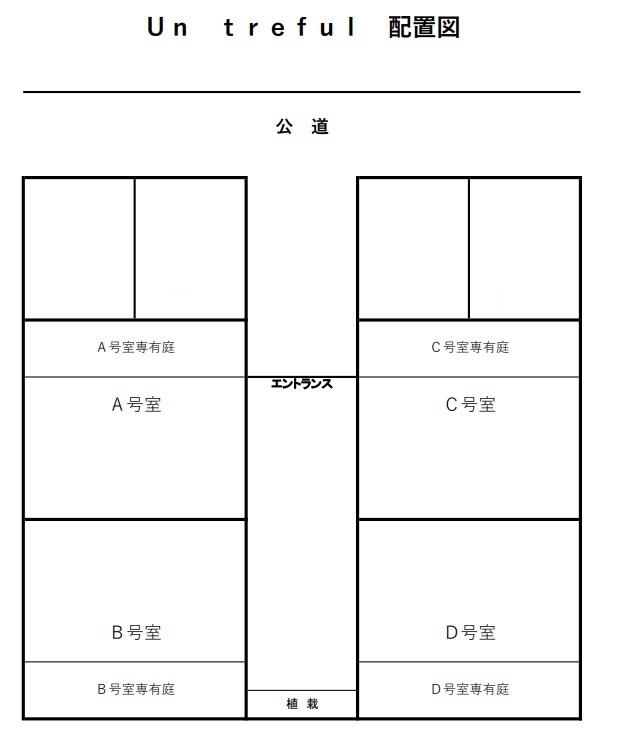Un trefulの駐車配置図