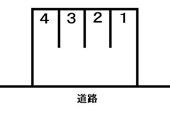 武末駐車場(武1丁目)の駐車配置図