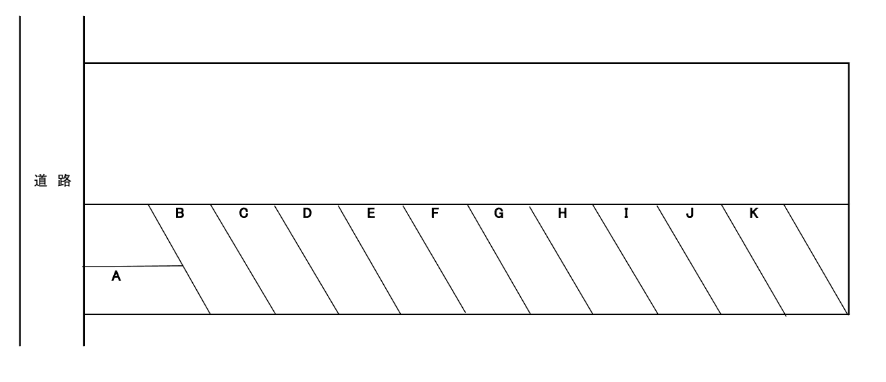 タスク神戸二丁目駐車場の駐車配置図