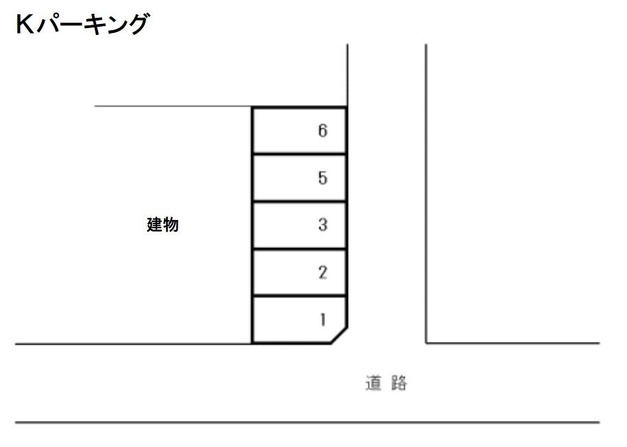 Kパーキングの駐車配置図