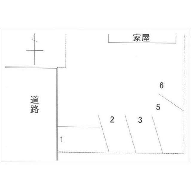 有松3丁目月極駐車場の駐車配置図