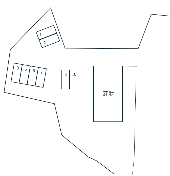 Pr Ank Ⅱの駐車配置図