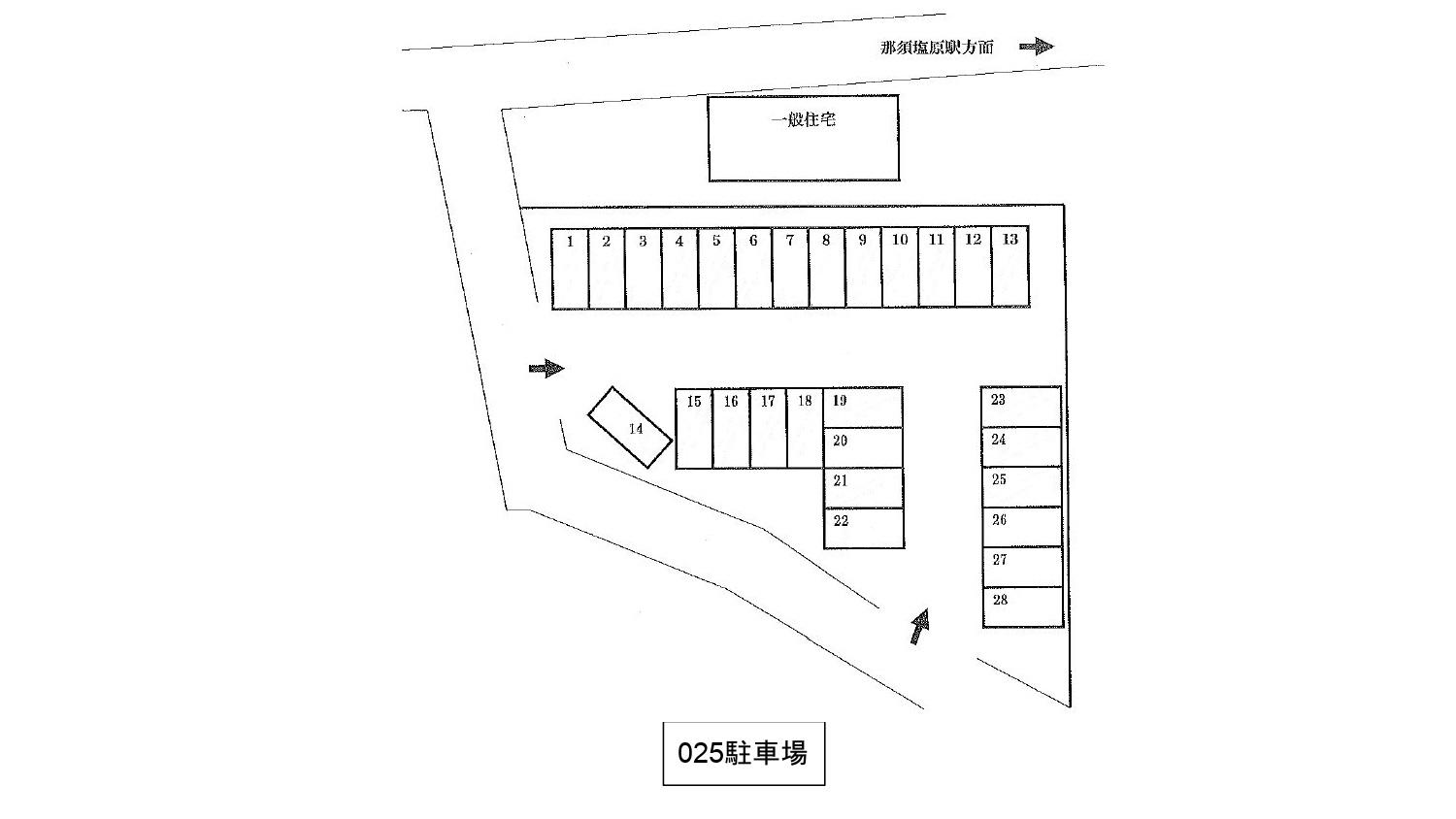 025駐車場の駐車配置図