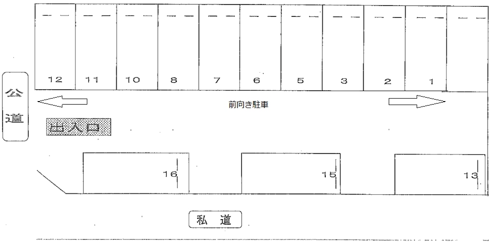322の駐車配置図