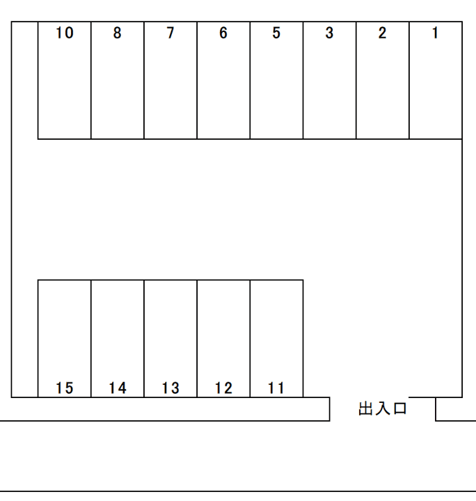 000013の駐車配置図