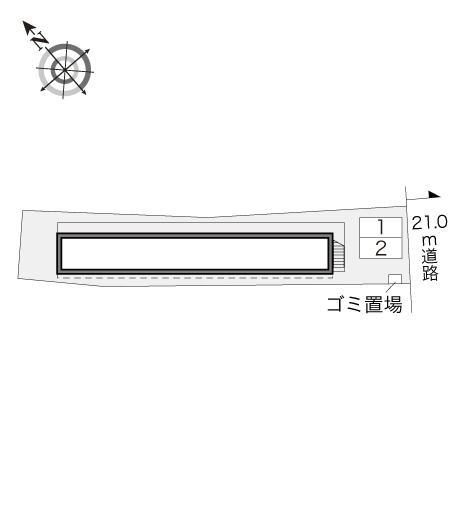 K&R(17724)の駐車配置図
