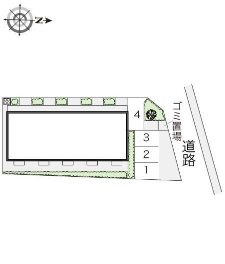 高安(13779)の駐車配置図
