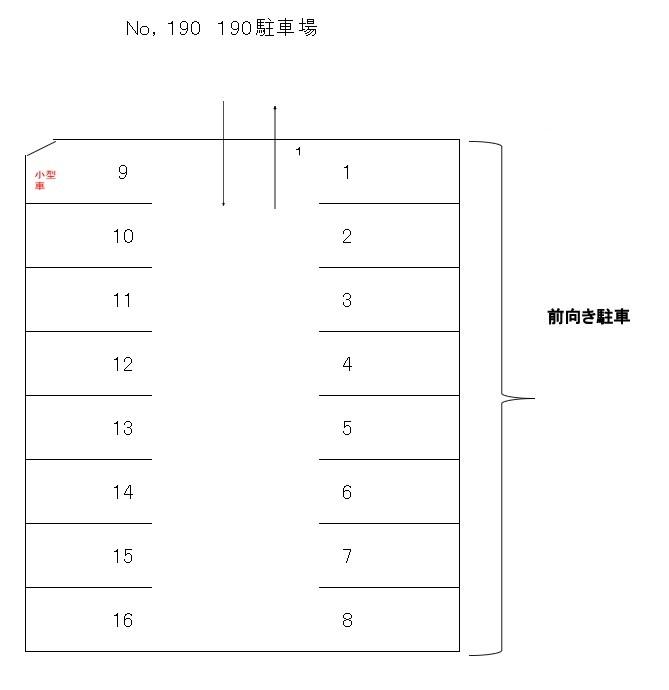 J-190の駐車配置図