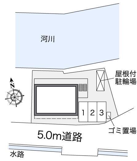 ヤノ(38023)の駐車配置図