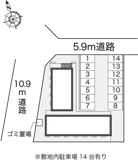 MIRAI(12587)の駐車配置図