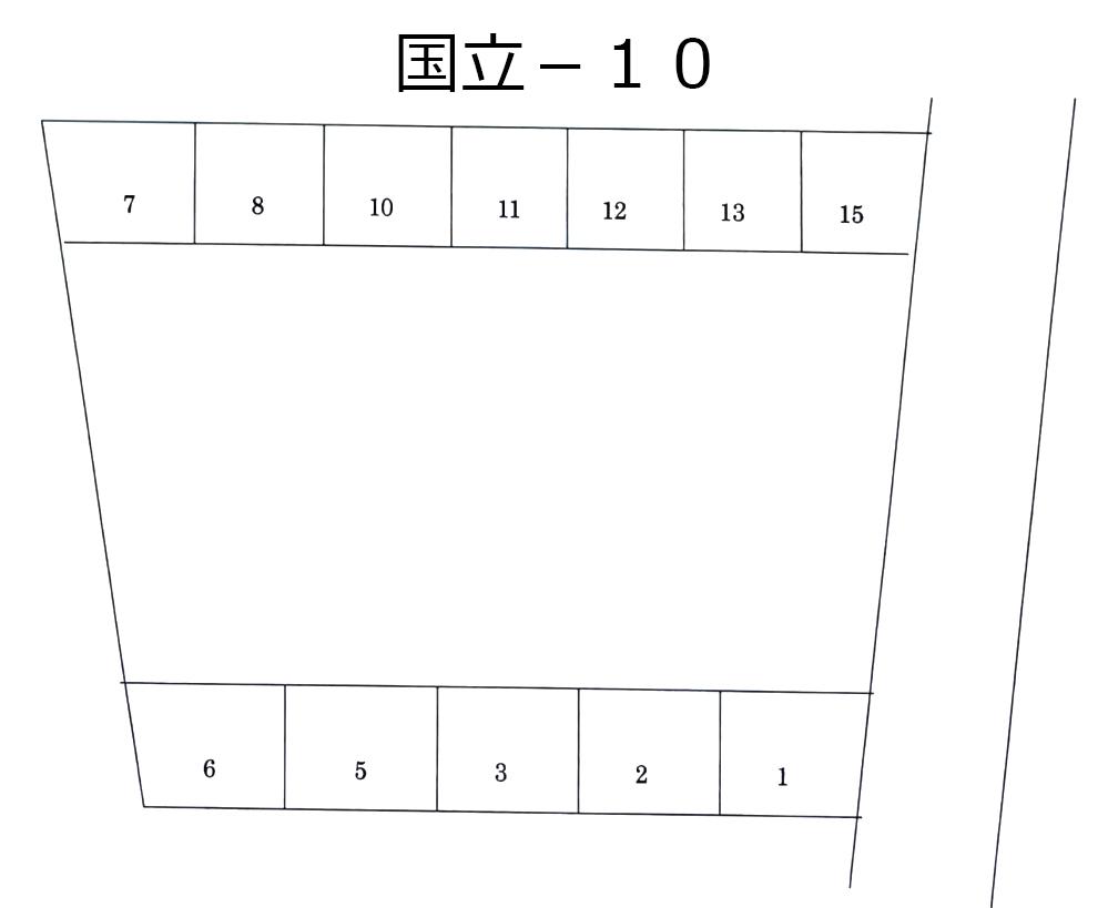 JA国立-10の駐車配置図