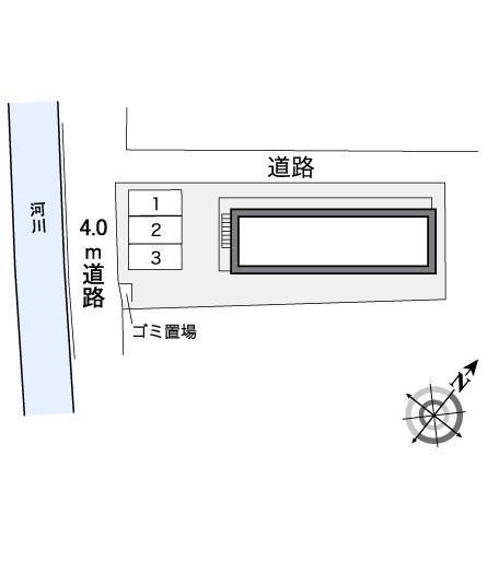 セレンコート高井田(38758)の駐車配置図