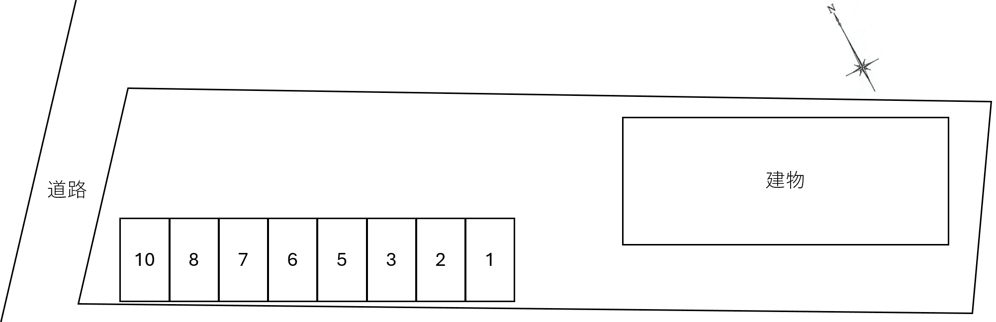 Smileの駐車配置図