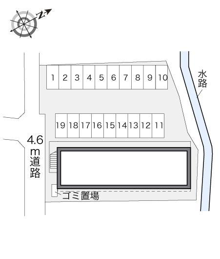 クレスト(20804)の駐車配置図