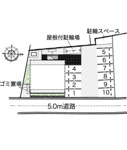 ストゥーディオ(42547)の駐車配置図